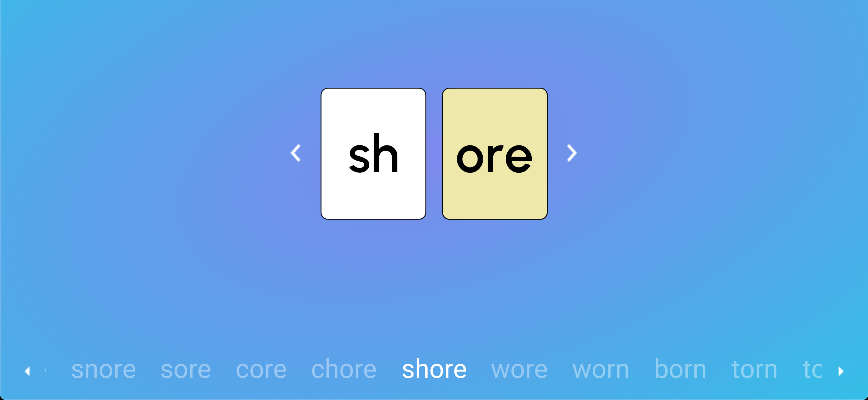 Screenshot of or/ore